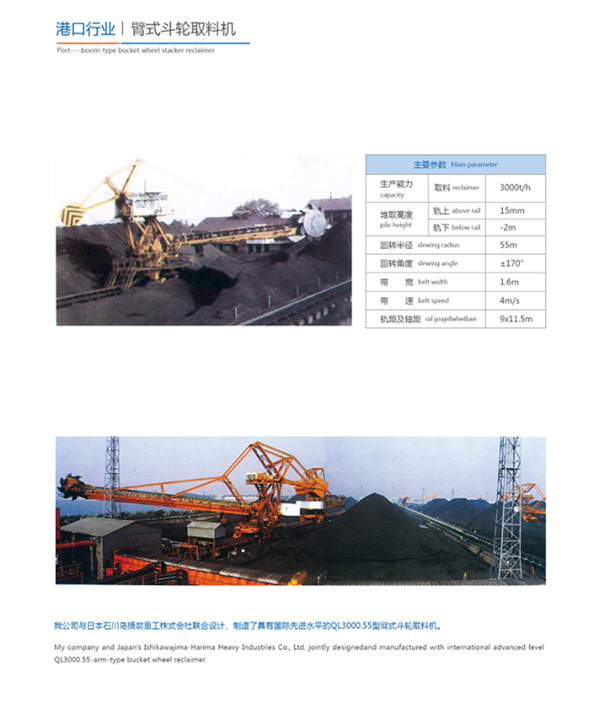 臂式斗輪堆取料機(圖1)